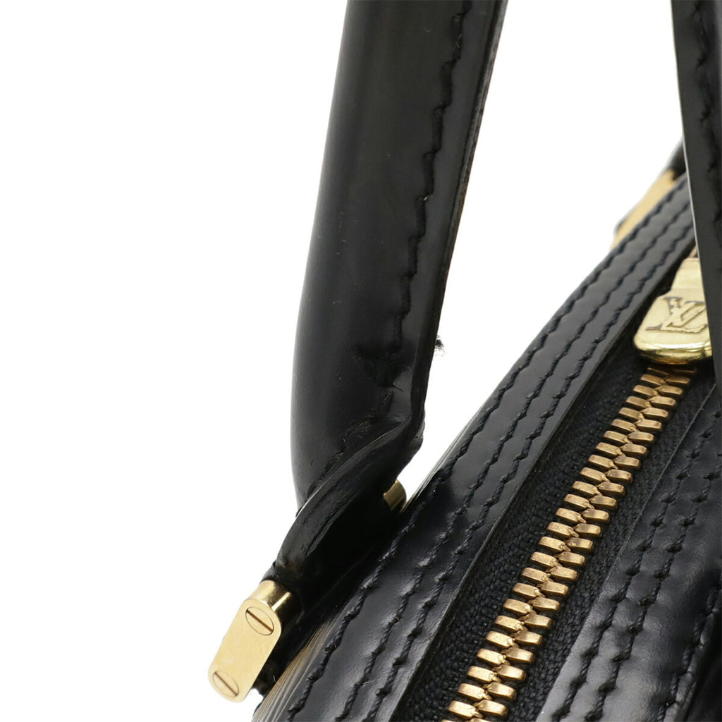 Louis Vuitton Epi Black Noir Epi Leather Handbag (Pre-Owned)