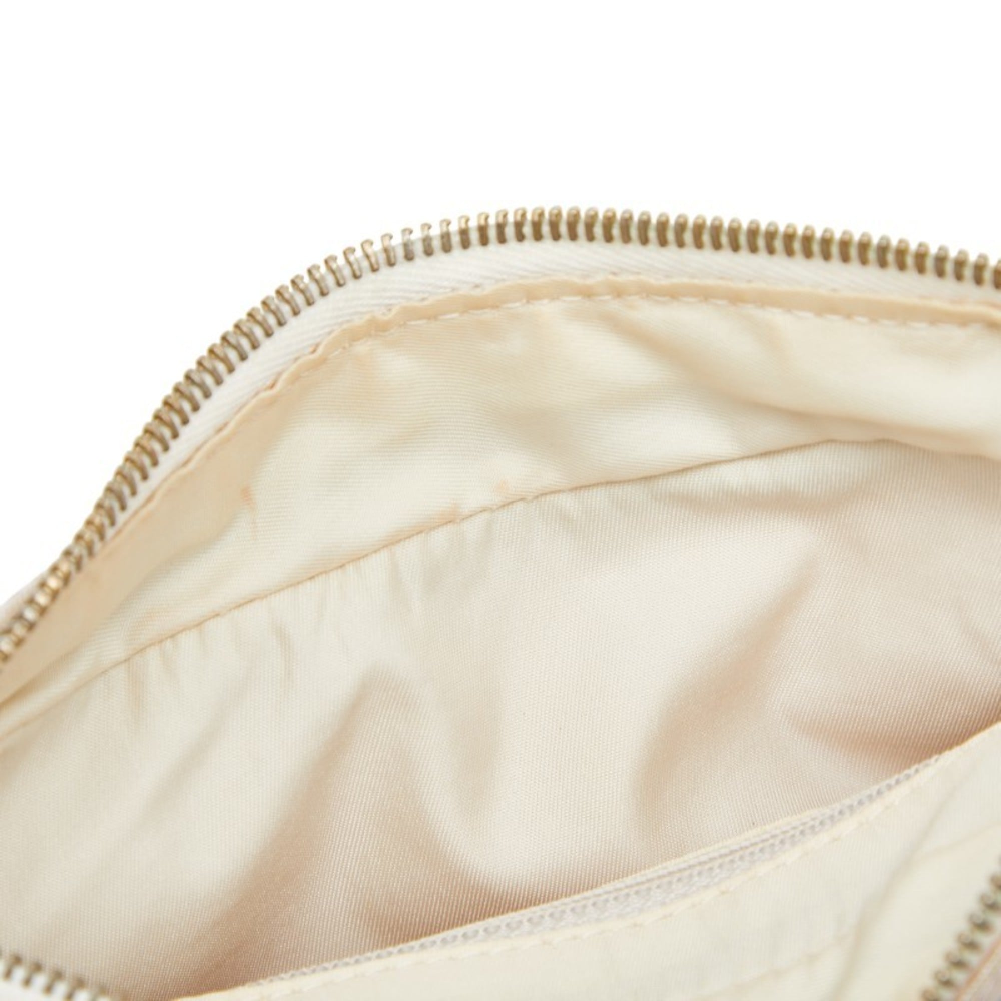 Chanel Pink Nylon Leather Shoulder Bag (Pre-Owned)