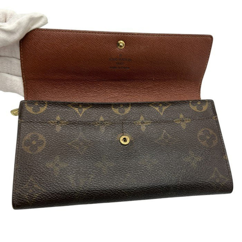 Louis Vuitton Brown Long Wallet (Bi-Fold) (Pre-Owned)