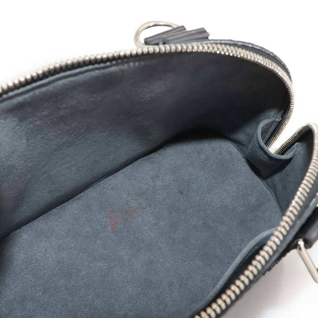 Louis Vuitton Noir Epi Leather Handbag Shoulder Bag (Pre-Owned)