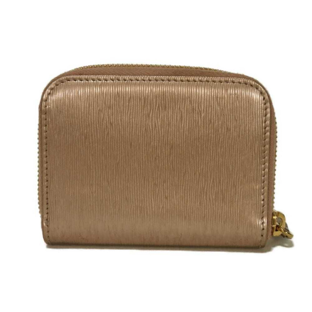 Prada Pink Leather Coin Purse/Coin Case (Pre-Owned)