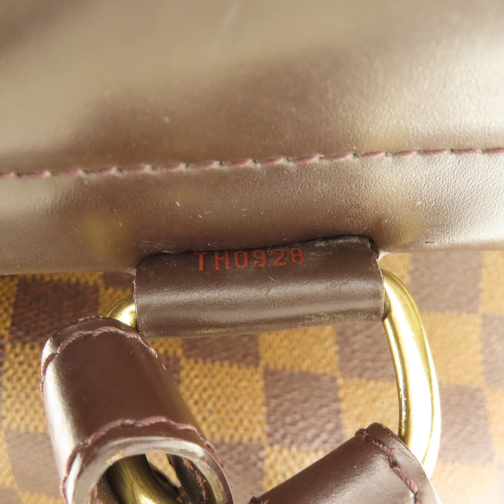 Louis Vuitton Damier Canvas Ebene Damier Canvas Backpack (Pre-Owned)