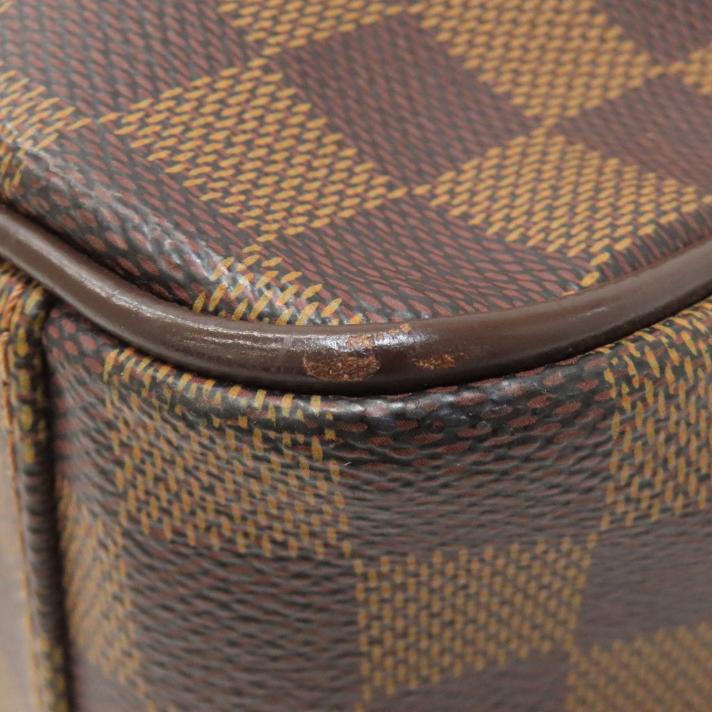 Louis Vuitton Damier Canvas Ebene Damier Canvas Shoulder Bag (Pre-Owned)