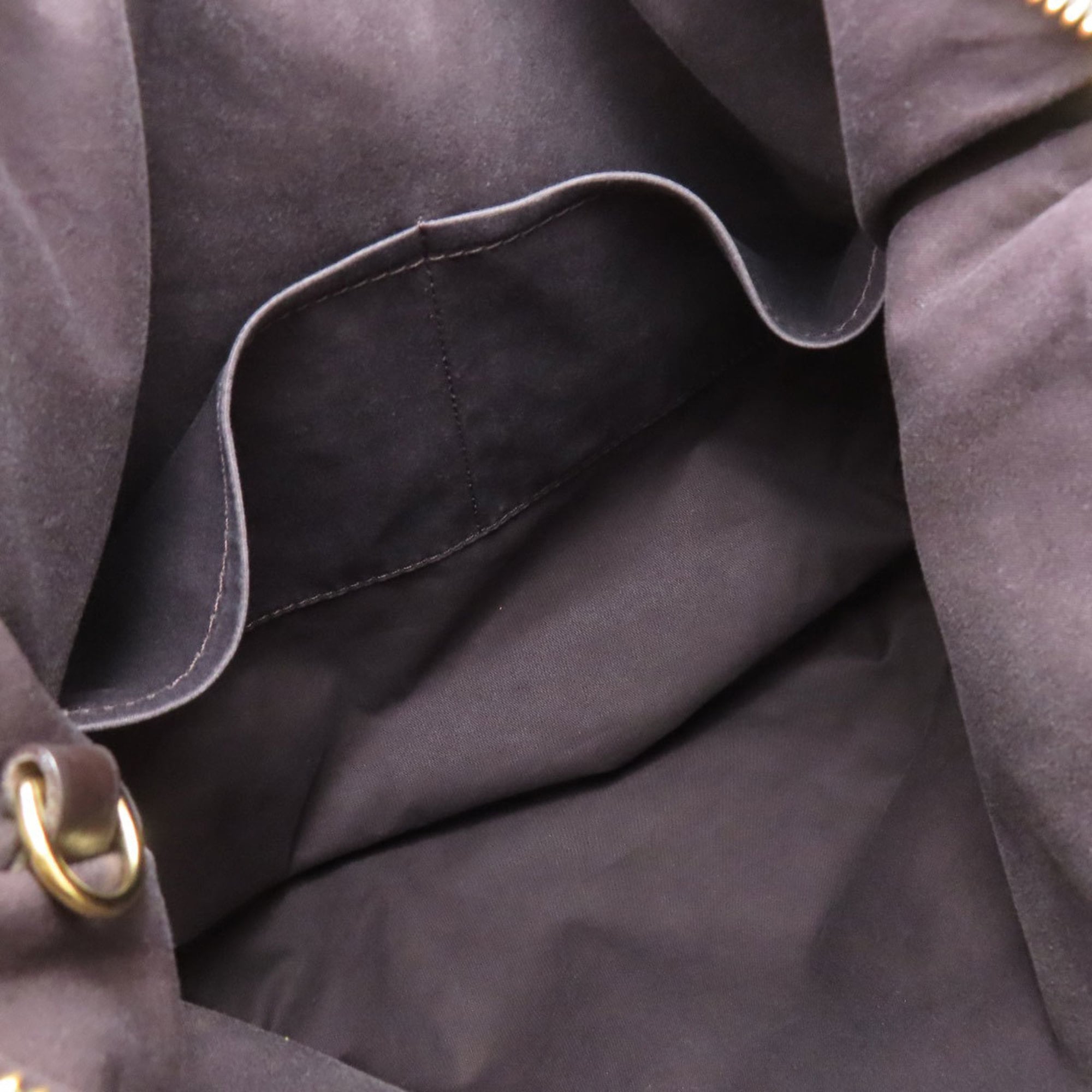 Louis Vuitton Fusain Canvas Shoulder Bag (Pre-Owned)