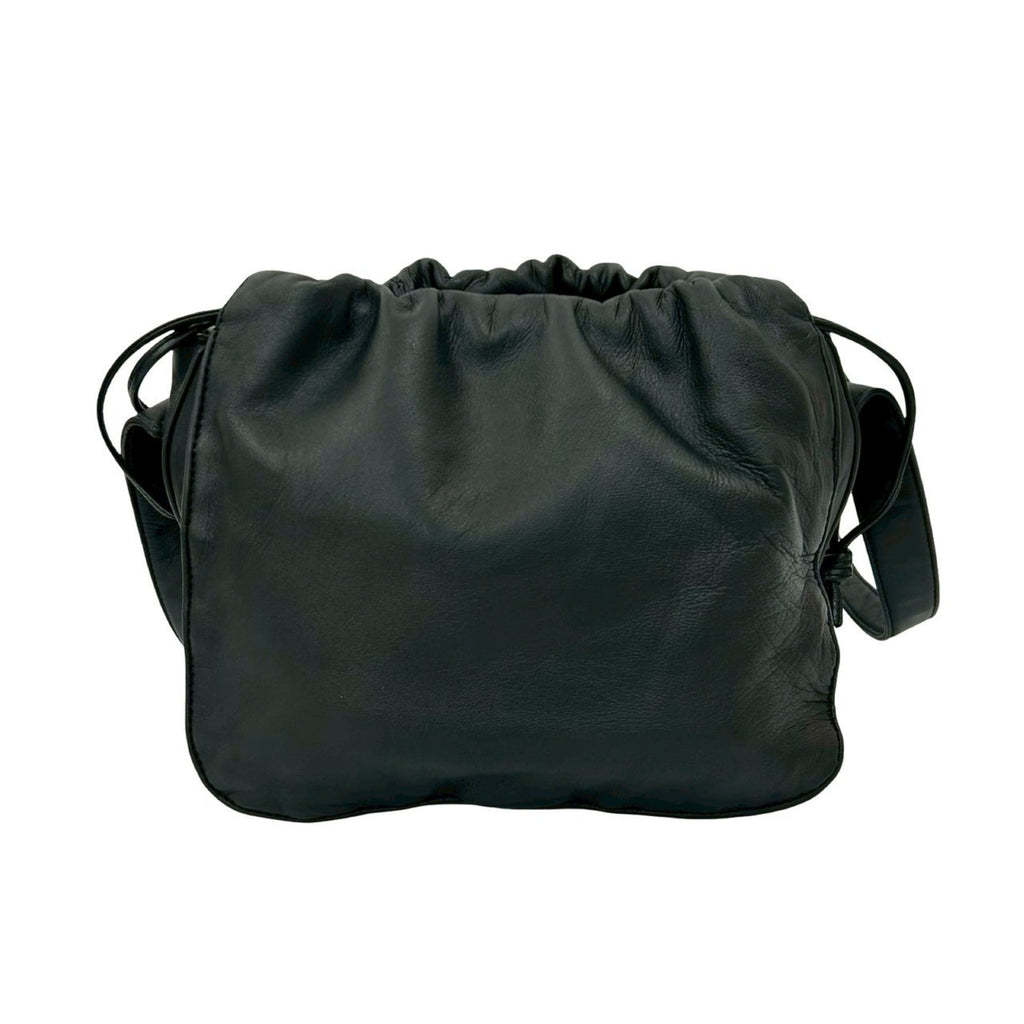 Loewe Black Leather Pochette Shoulder Bag (Pre-Owned)