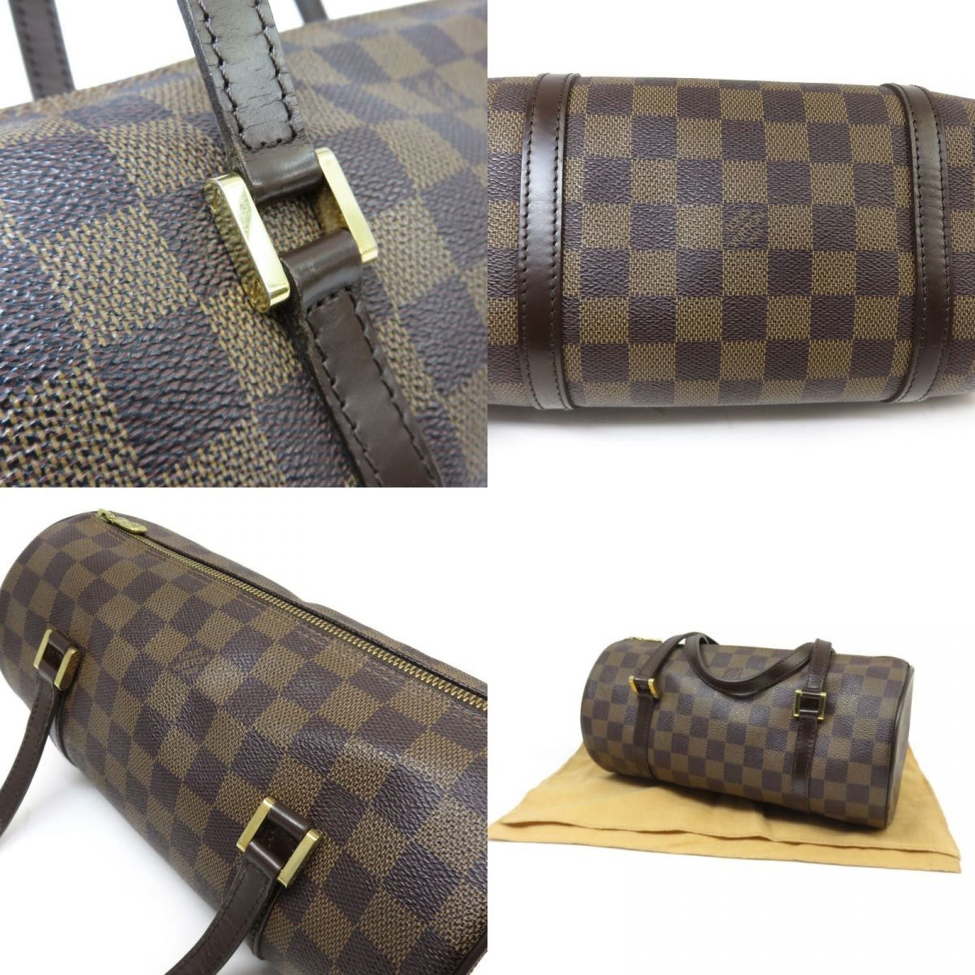 Louis Vuitton Brown Ebene Damier Canvas Handbag (Pre-Owned)