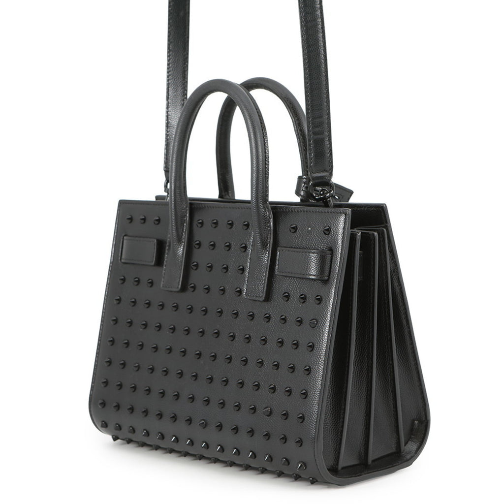 Yves Saint Laurent Black Leather Handbag (Pre-Owned)