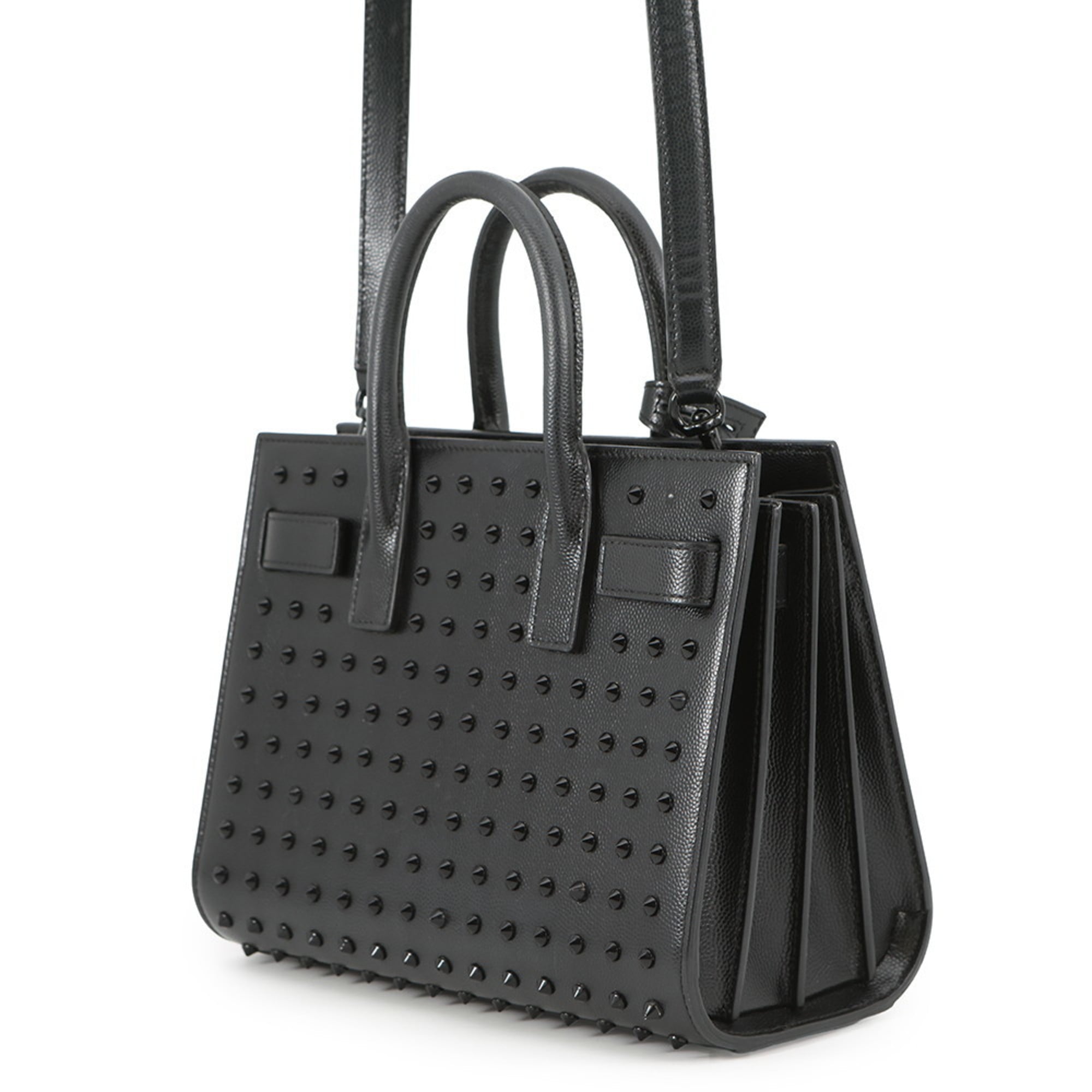 Yves Saint Laurent Black Leather Handbag (Pre-Owned)