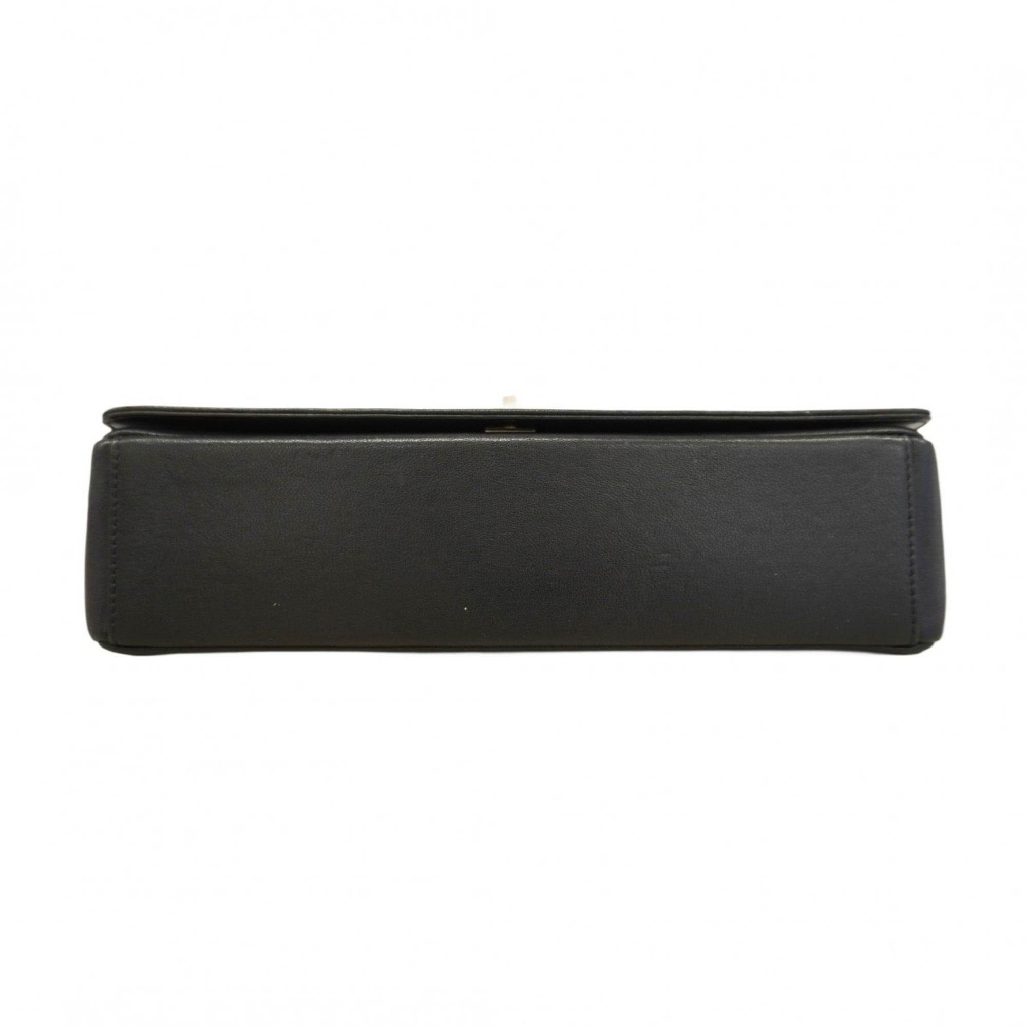 Chanel Black Leather Shoulder Bag (Pre-Owned)