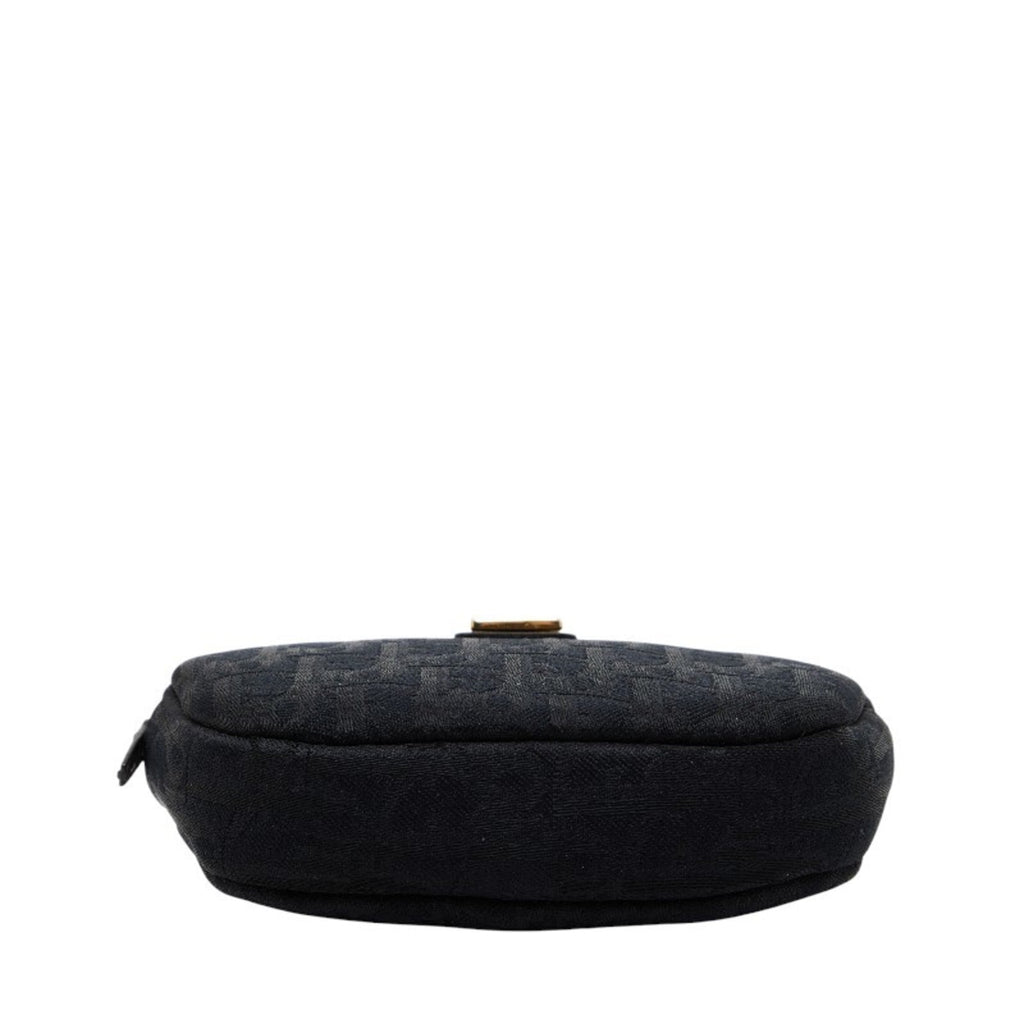 Christian Dior Black Canvas Coin Purse/Coin Case (Pre-Owned)