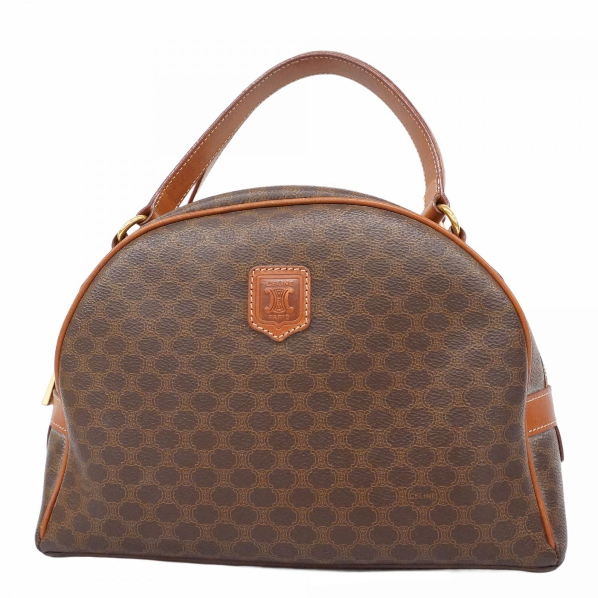 Celine Brown Pvc Handbag (Pre-Owned)