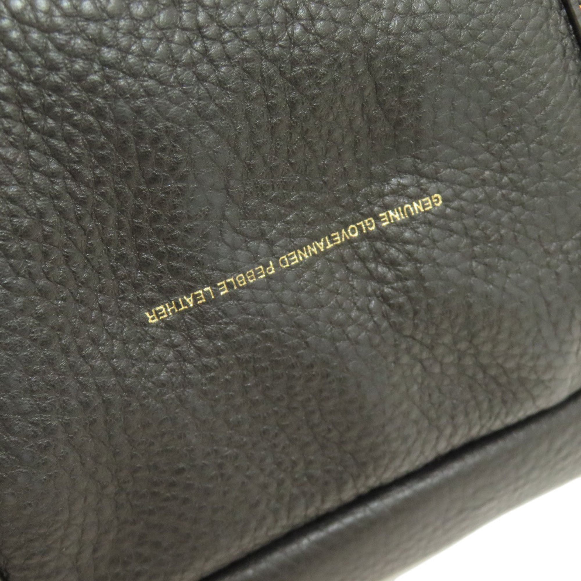Coach Black Leather Tote Bag (Pre-Owned)