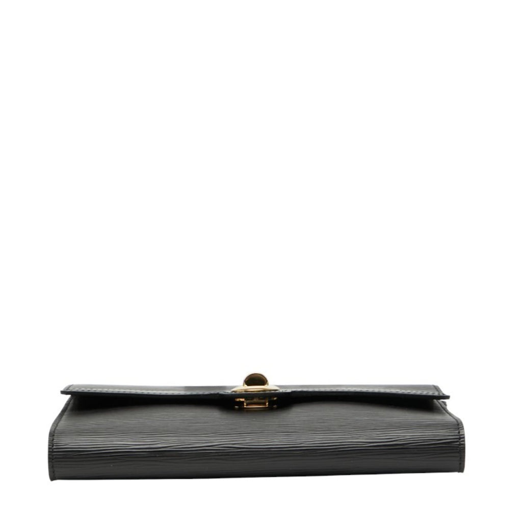 Louis Vuitton Black Noir Leather Shoulder Bag (Pre-Owned)