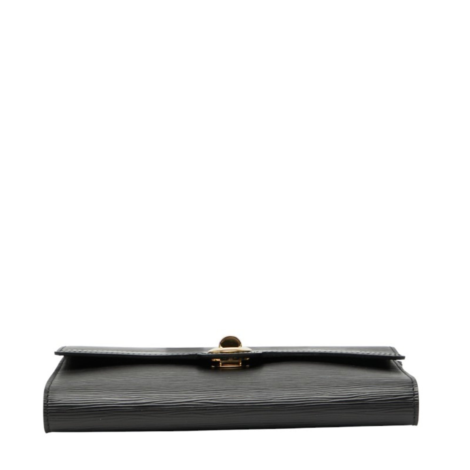 Louis Vuitton Black Noir Leather Shoulder Bag (Pre-Owned)