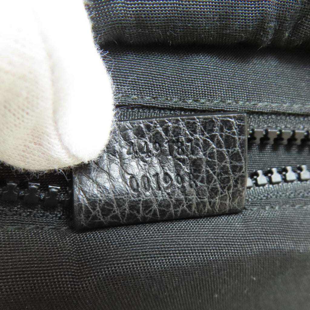 Gucci Black Canvas Backpack (Pre-Owned)