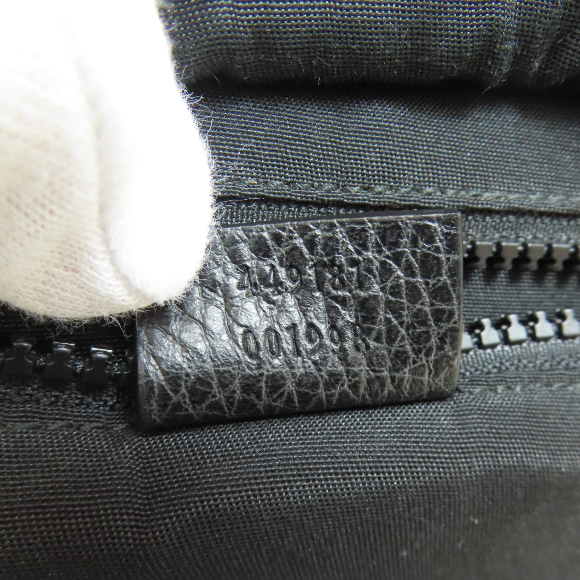 Gucci Black Canvas Backpack (Pre-Owned)