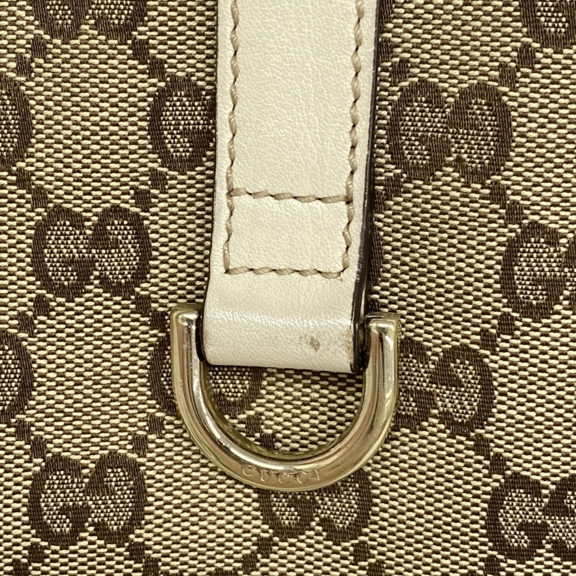 Gucci Brown Canvas Tote Bag (Pre-Owned)