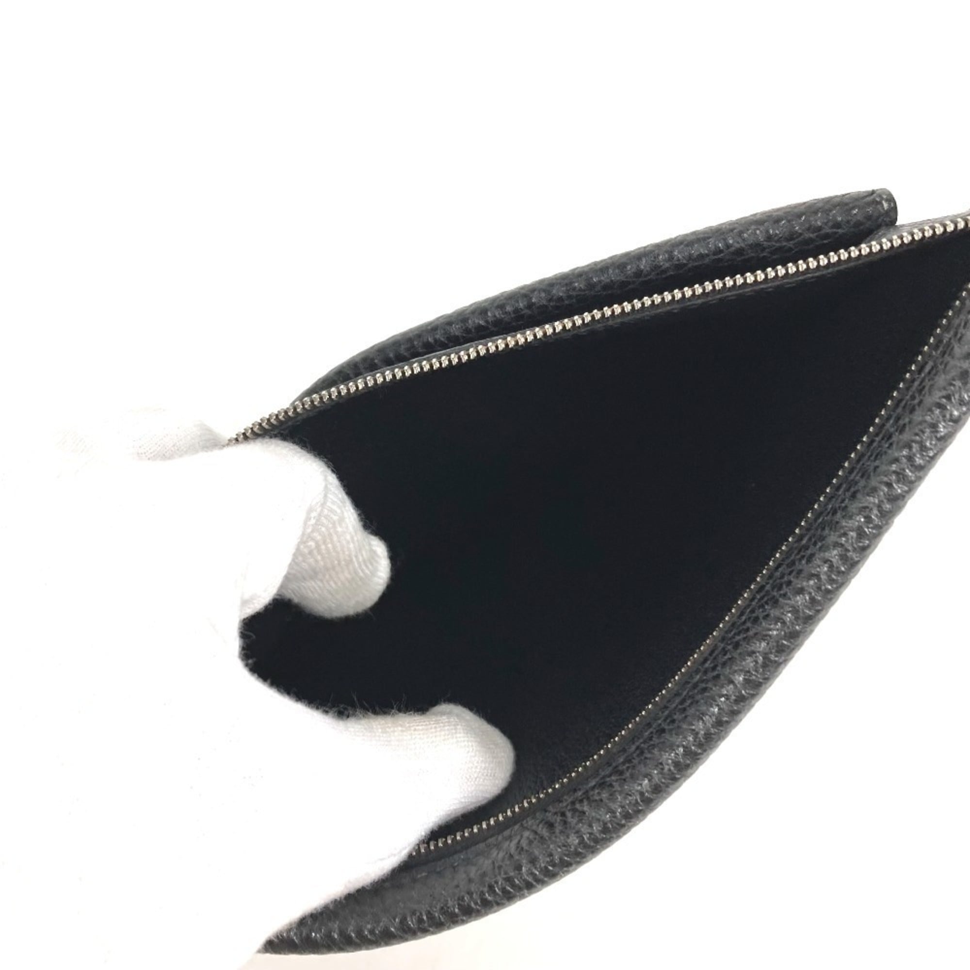 Hermes Black Leather Fanny Pack (Pre-Owned)