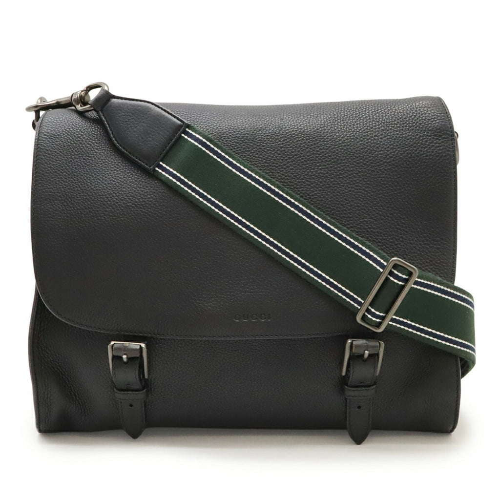 Gucci Black Leather Shoulder Bag (Pre-Owned)