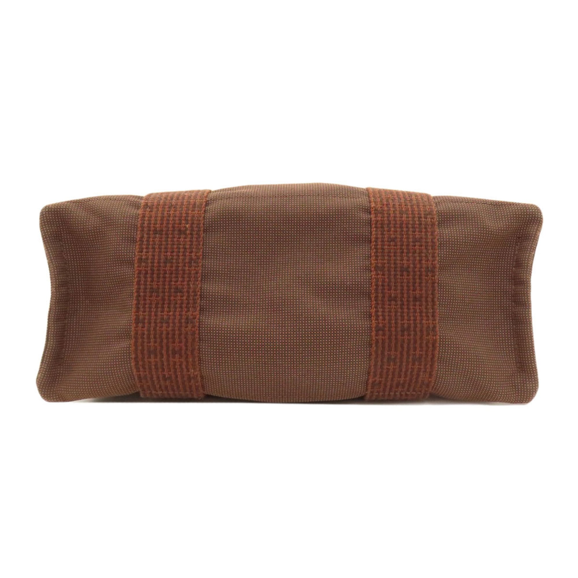 Hermes Brown Canvas Backpack (Pre-Owned)