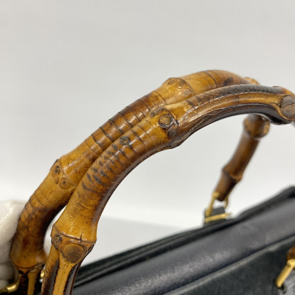 Gucci Black Suede Handbag (Pre-Owned)