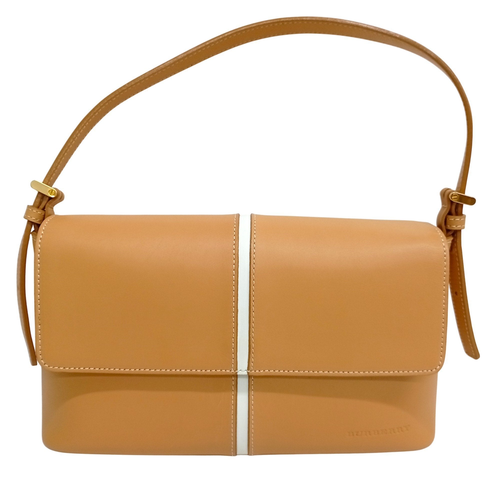 Burberry Beige Leather Shoulder Bag (Pre-Owned)