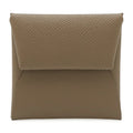 Hermes Bastia Etoupe Gray Epsom Leather Coin Purse/Coin Case (Pre-Owned)