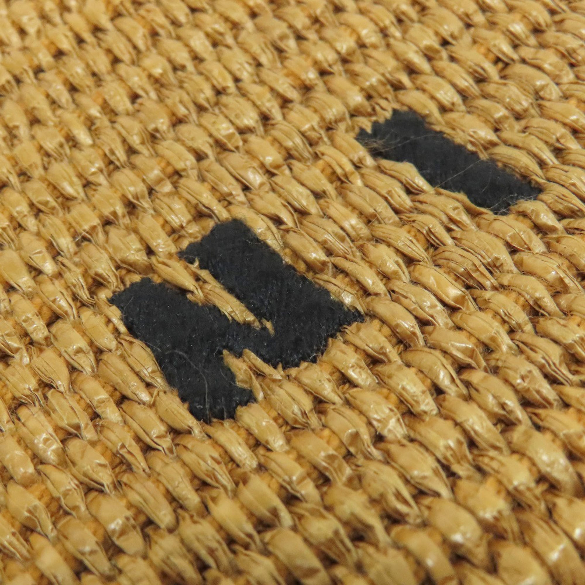 Marni Brown Raffia Shoulder Bag (Pre-Owned)