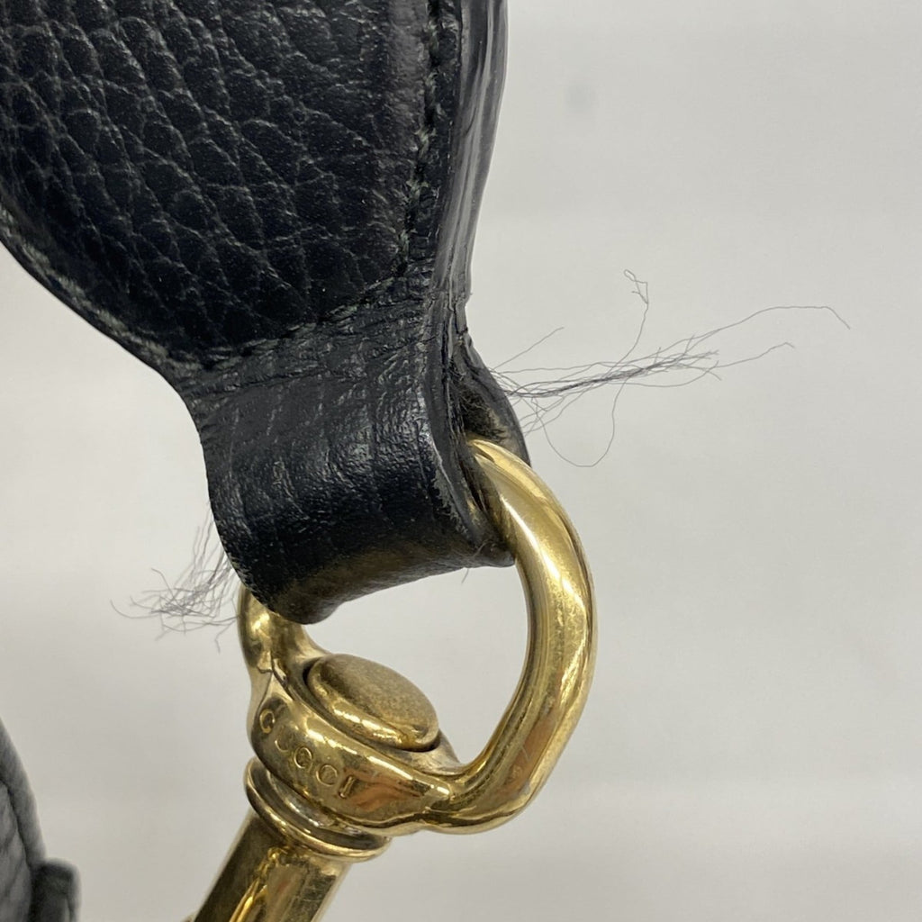 Gucci Black Leather Shoulder Bag (Pre-Owned)