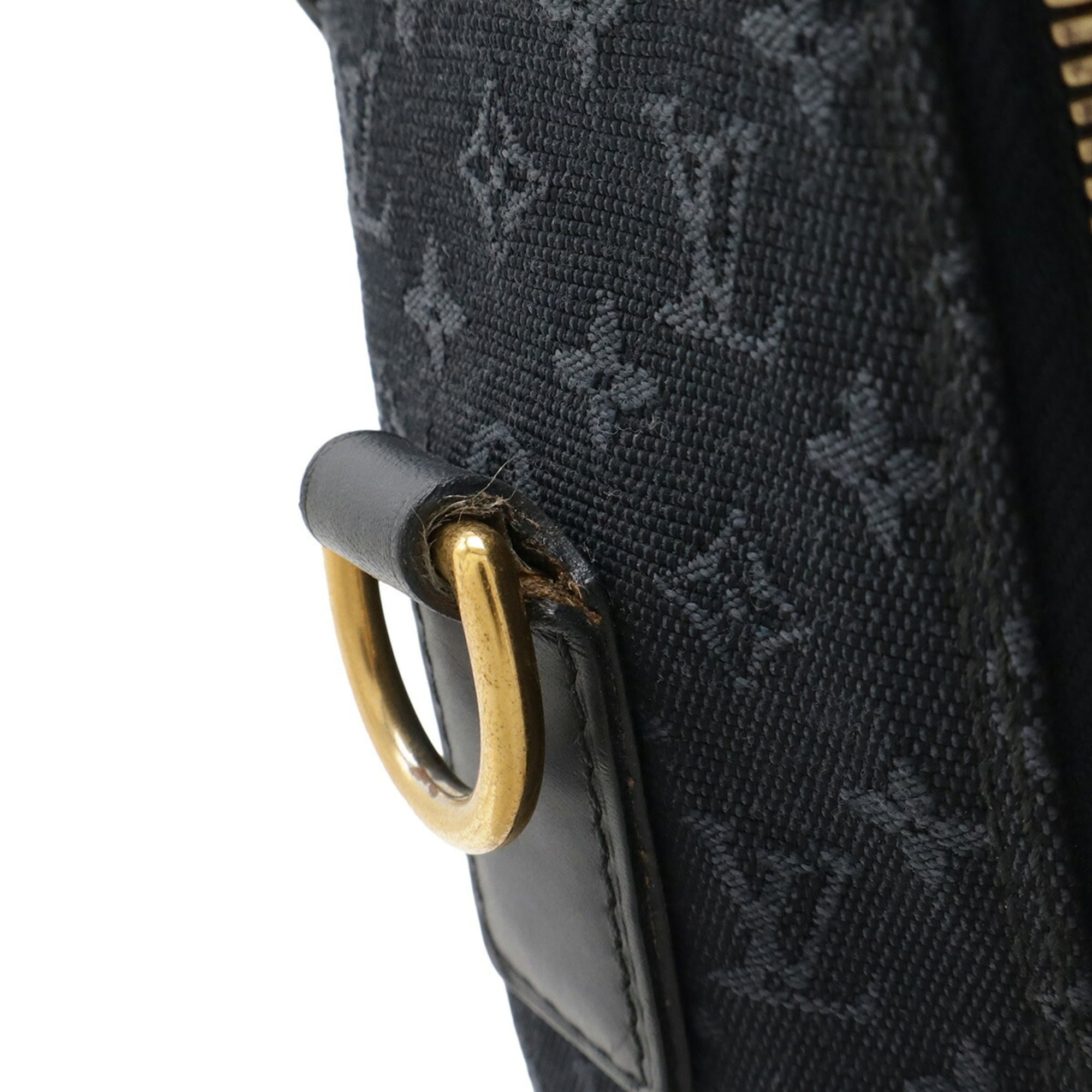 Louis Vuitton Monogram Mini Tst Blue Canvas Leather Boston Bag (Pre-Owned)