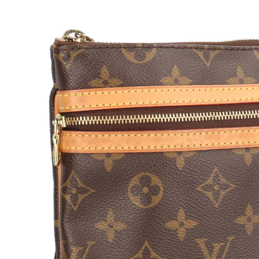 Louis Vuitton Brown Monogram Canvas Shoulder Bag (Pre-Owned)