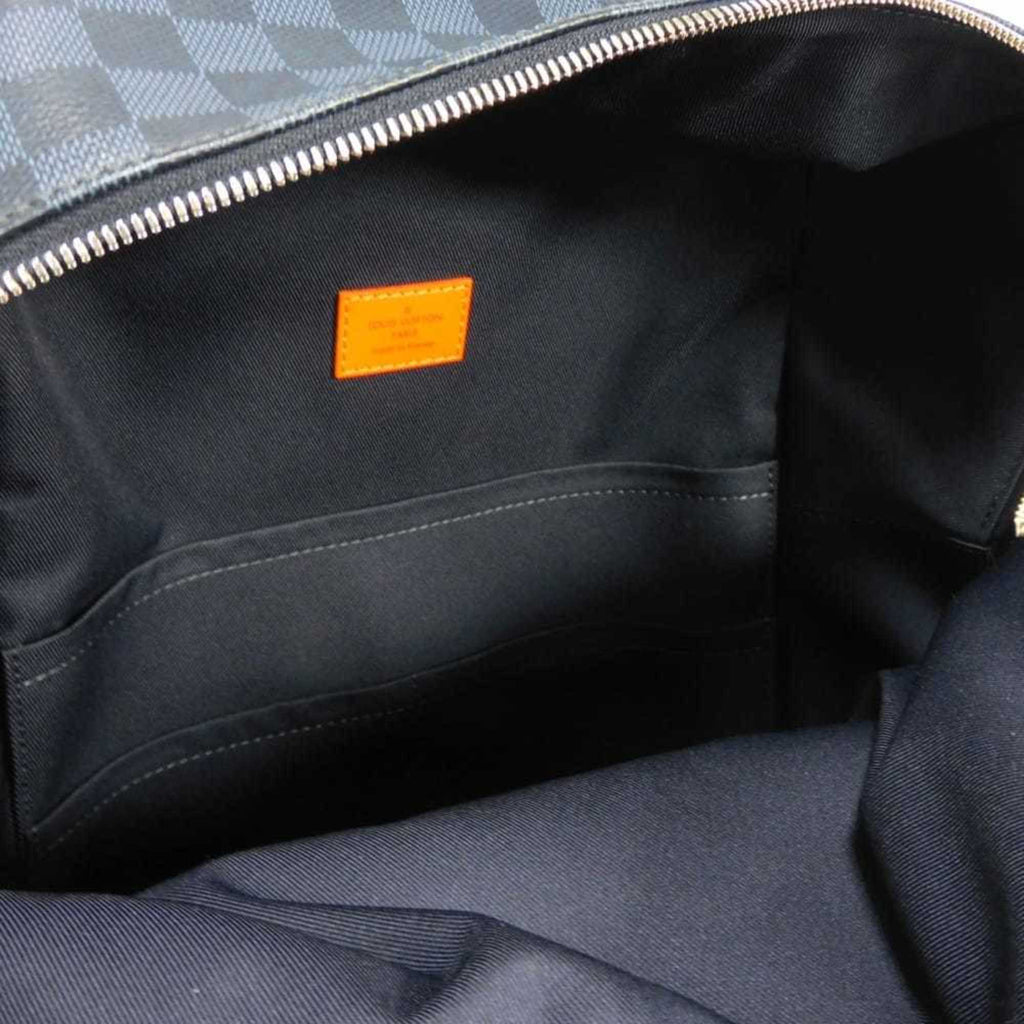 Louis Vuitton Damier Cobalt Navy Orange Damier Canvas Backpack (Pre-Owned)
