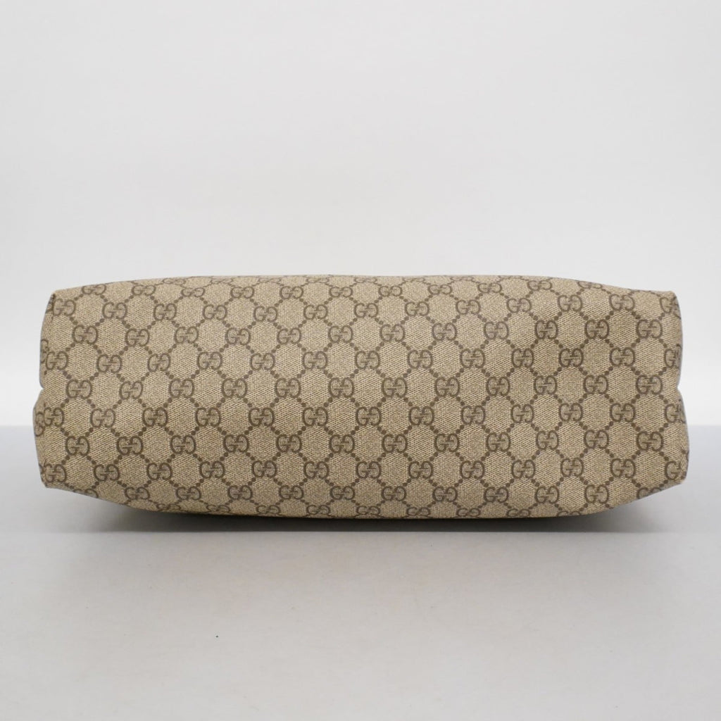 Gucci Brown White Pvc Tote Bag (Pre-Owned)