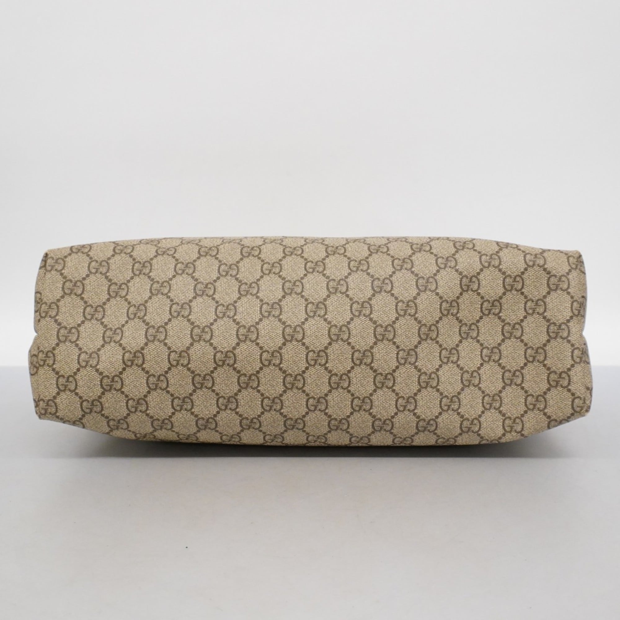 Gucci Brown White Pvc Tote Bag (Pre-Owned)