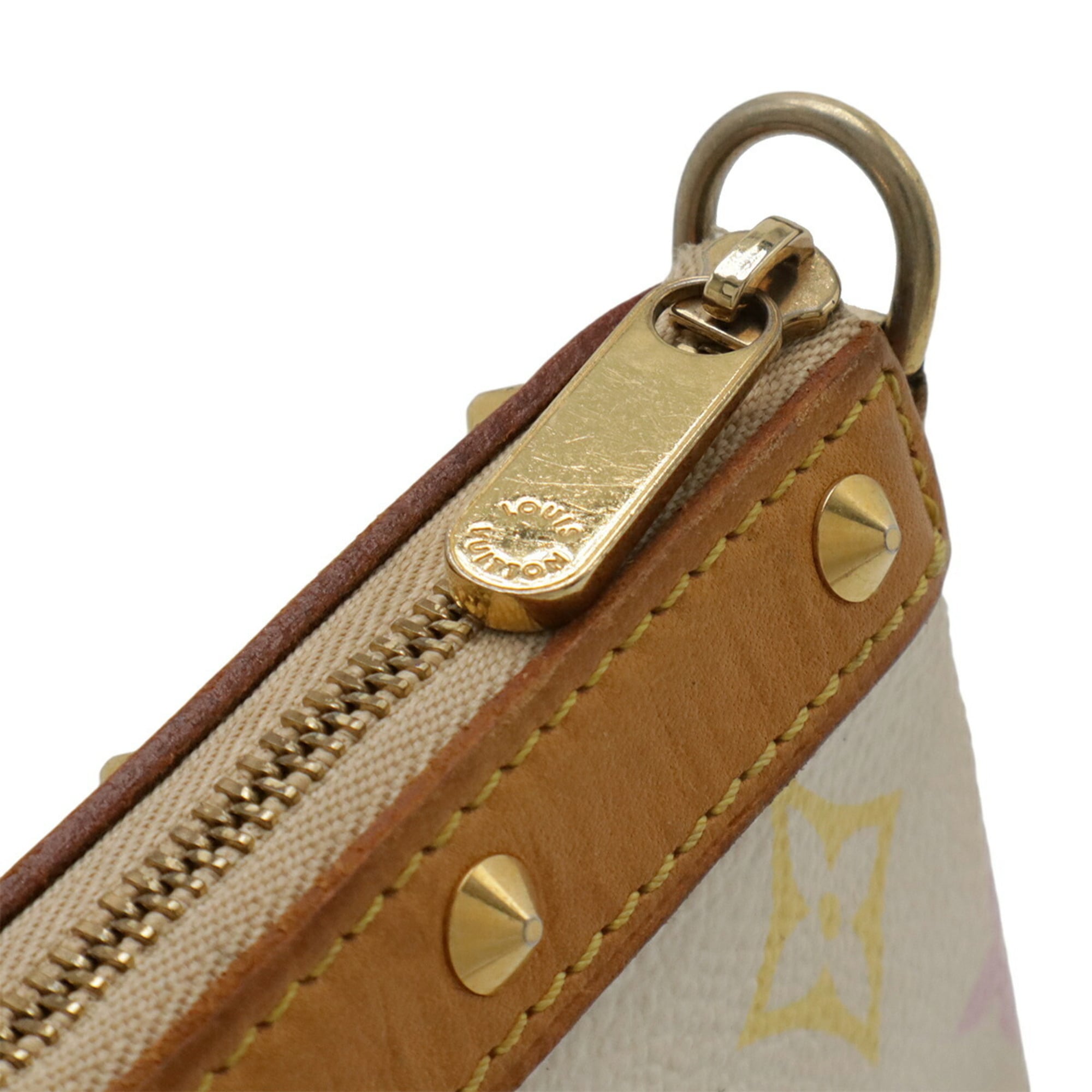 Louis Vuitton Monogram Multicolore Blanc Monogram Multicolore Handbag Pochette (Pre-Owned)