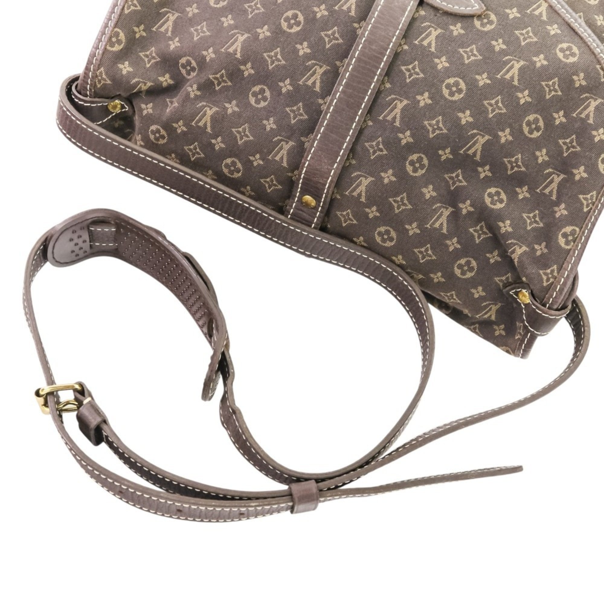 Louis Vuitton Brown Dark Brown Fusain Monogram Mini Shoulder Bag (Pre-Owned)