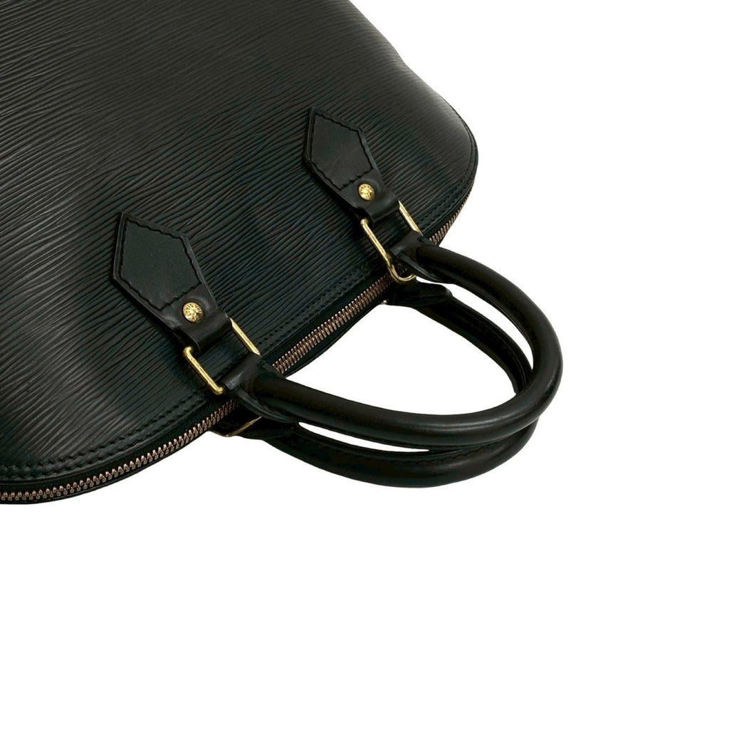 Louis Vuitton Black Epi Leather Boston Bag Handbag (Pre-Owned)