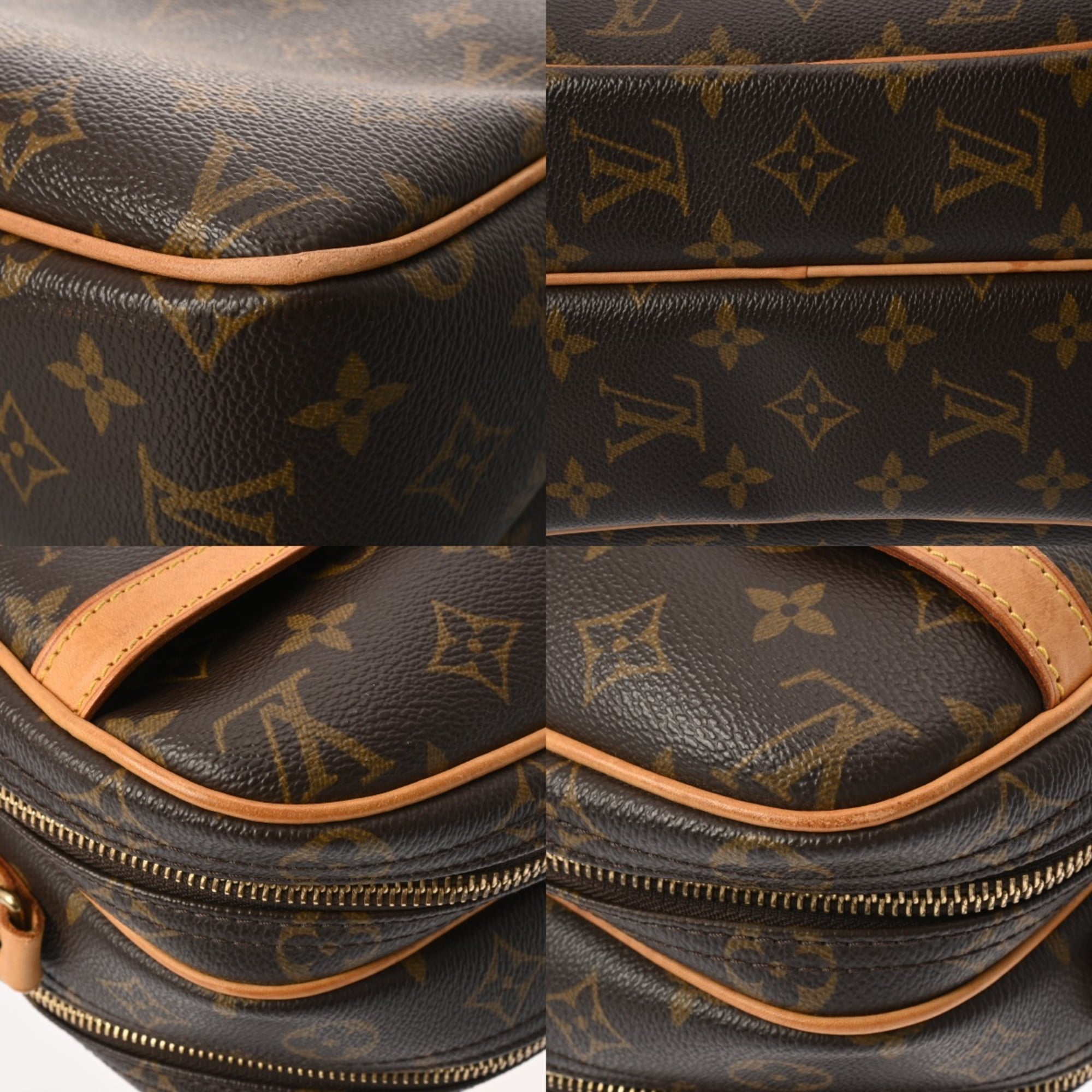 Louis Vuitton Brown Monogram Canvas Shoulder Bag (Pre-Owned)