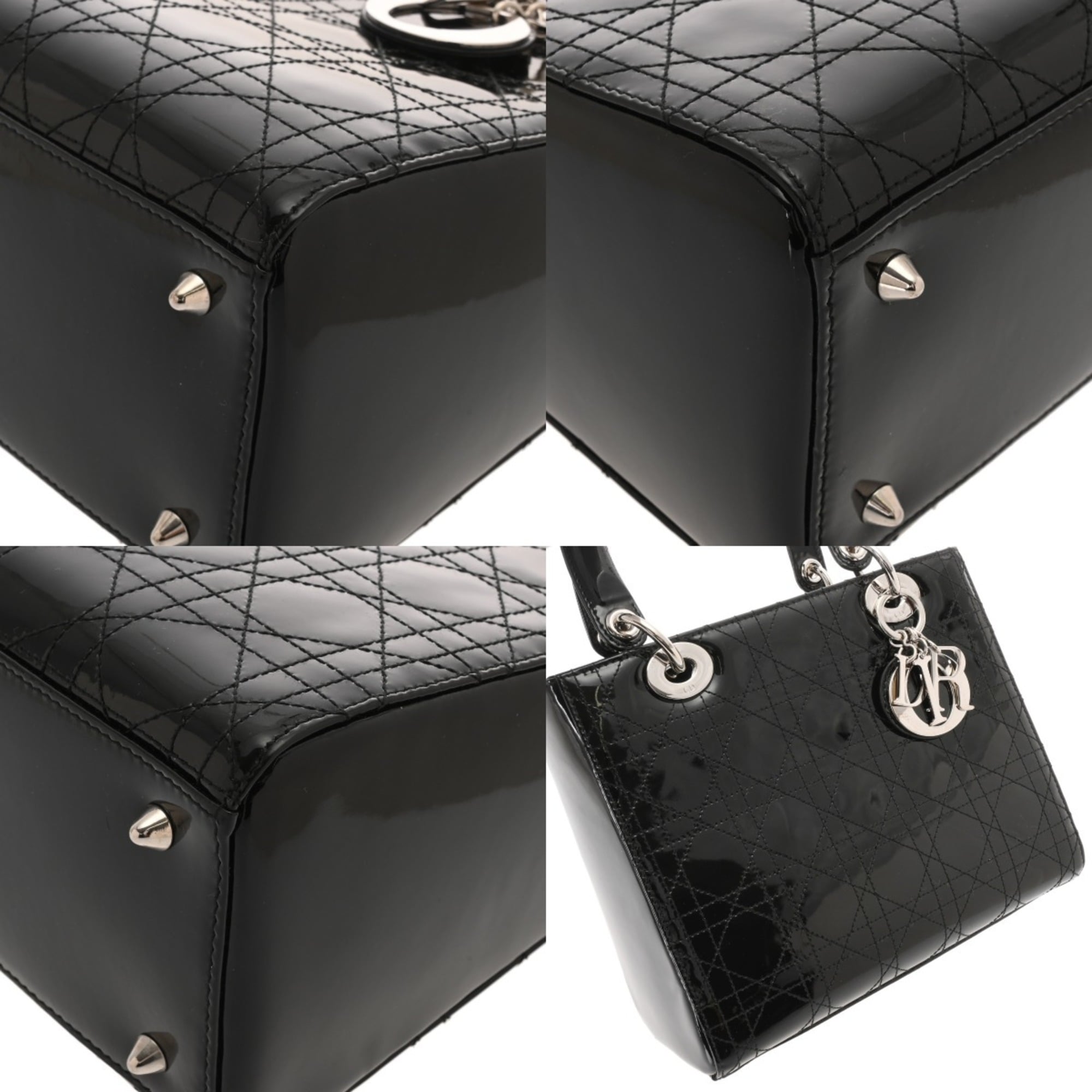Christian Dior Black Leather Handbag (Pre-Owned)