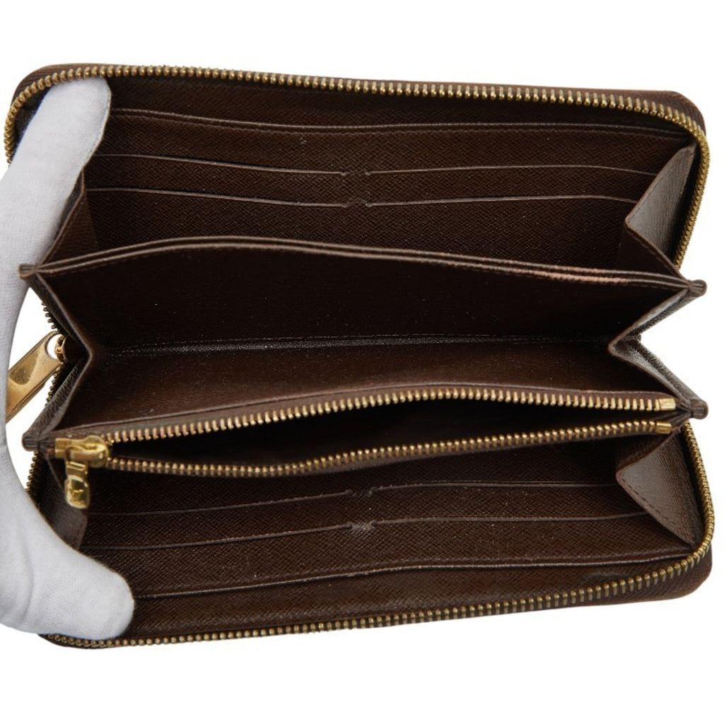 Louis Vuitton Brown Pvc Long Wallet (Bi-Fold) (Pre-Owned)