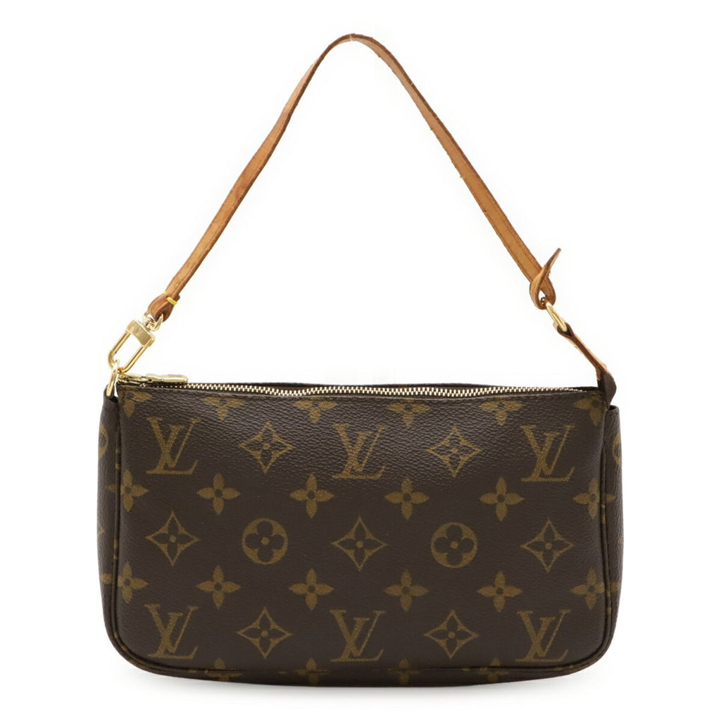 Louis Vuitton Brown Monogram Canvas Handbag Pochette (Pre-Owned)