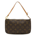 Louis Vuitton Brown Monogram Canvas Handbag Pochette (Pre-Owned)