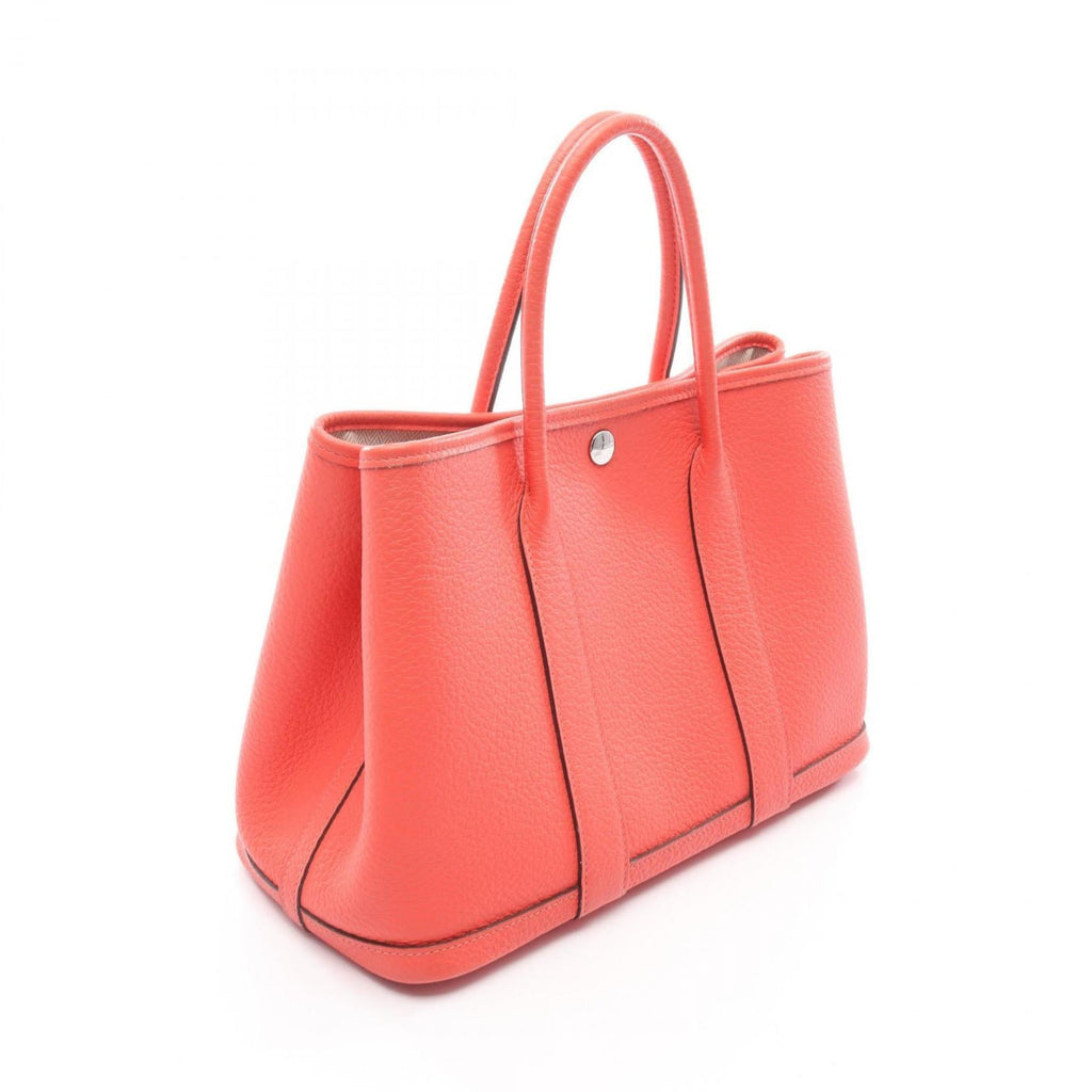 Hermes Red Color Leather Country Leather Tote Bag (Pre-Owned)