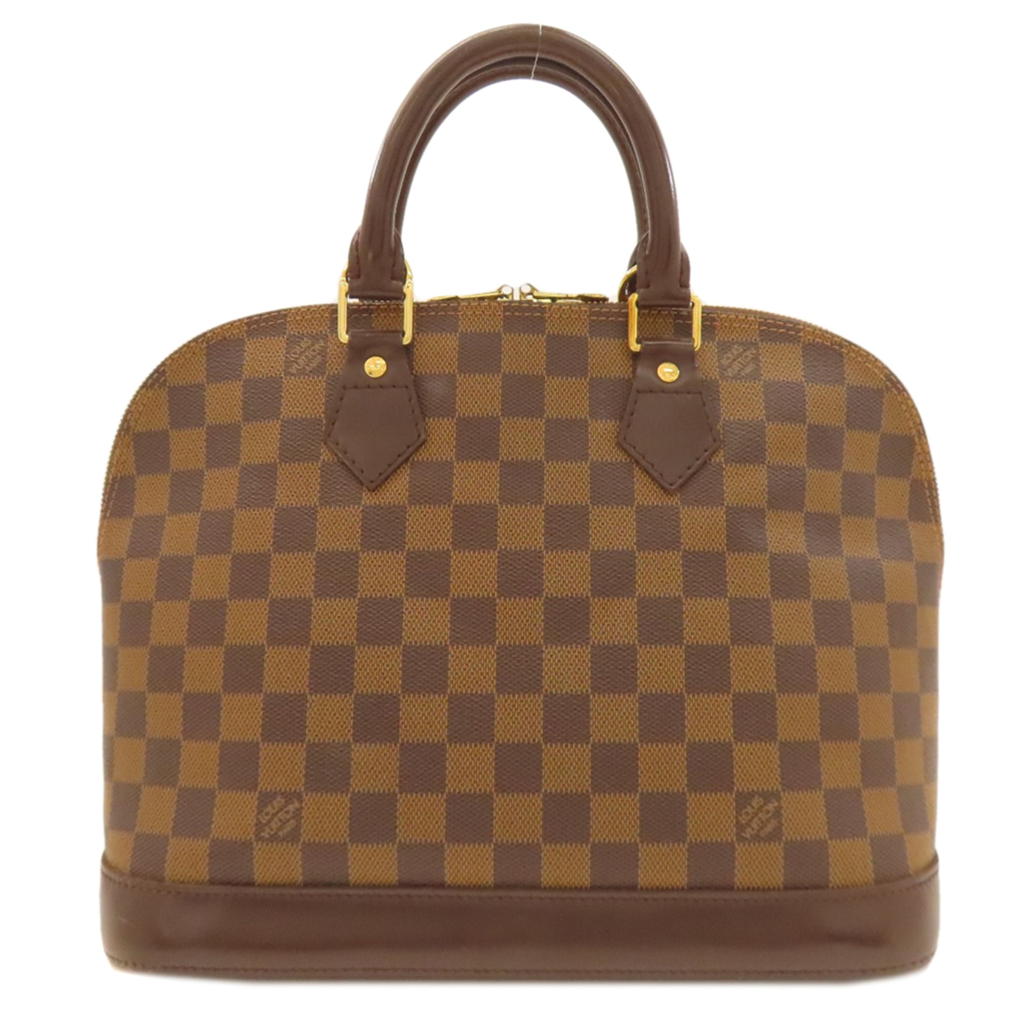 Louis Vuitton Damier Canvas Ebene Damier Canvas Handbag (Pre-Owned)