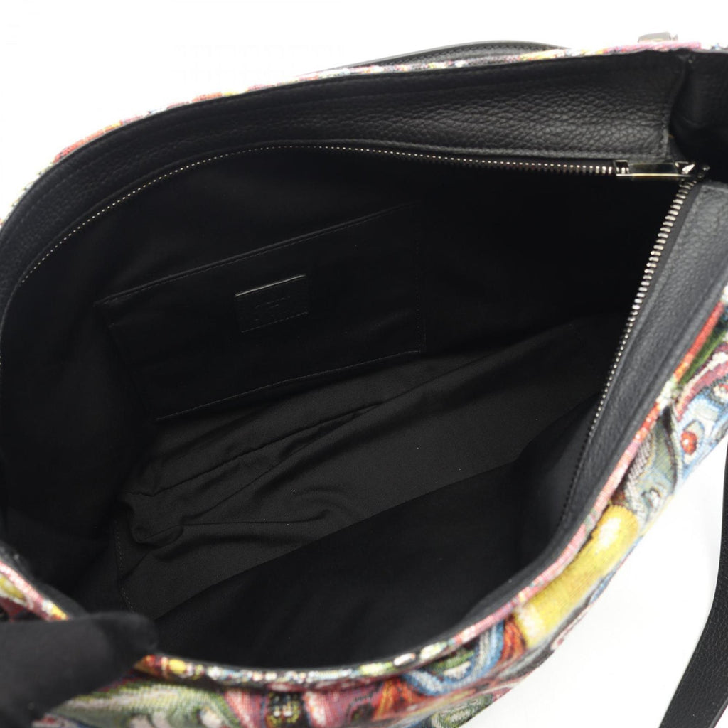 Christian Dior Multi-Color Canvas Leather Shoulder Bag (Pre-Owned)