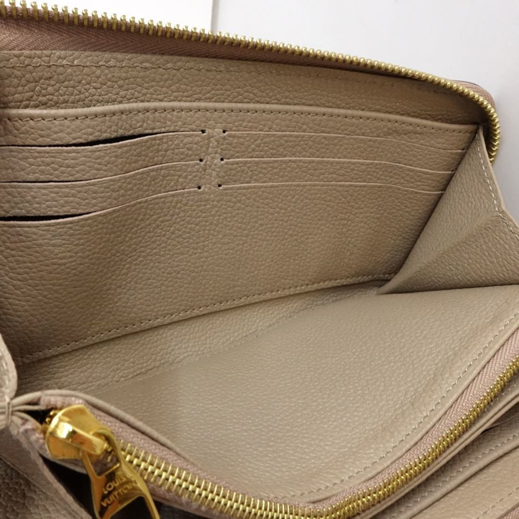 Louis Vuitton Monogram Bicolor Tourterelle Monogram Empreinte Long Wallet (Bi-Fold) (Pre-Owned)