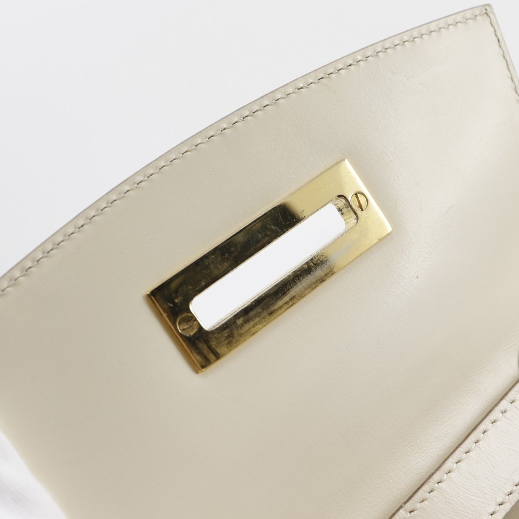 Celine White Leather Handbag (Pre-Owned)