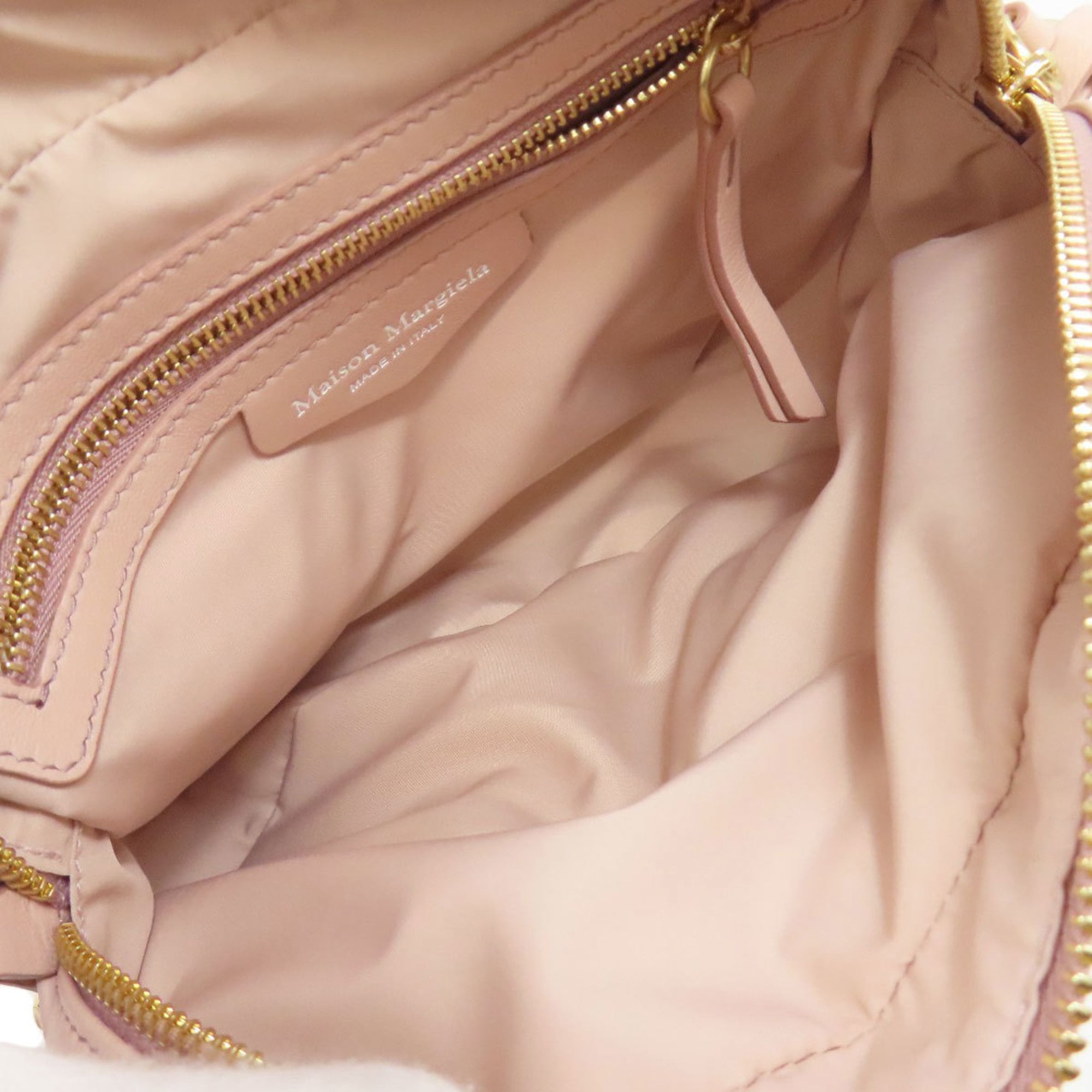 Maison Margiela Pink Leather Shoulder Bag (Pre-Owned)