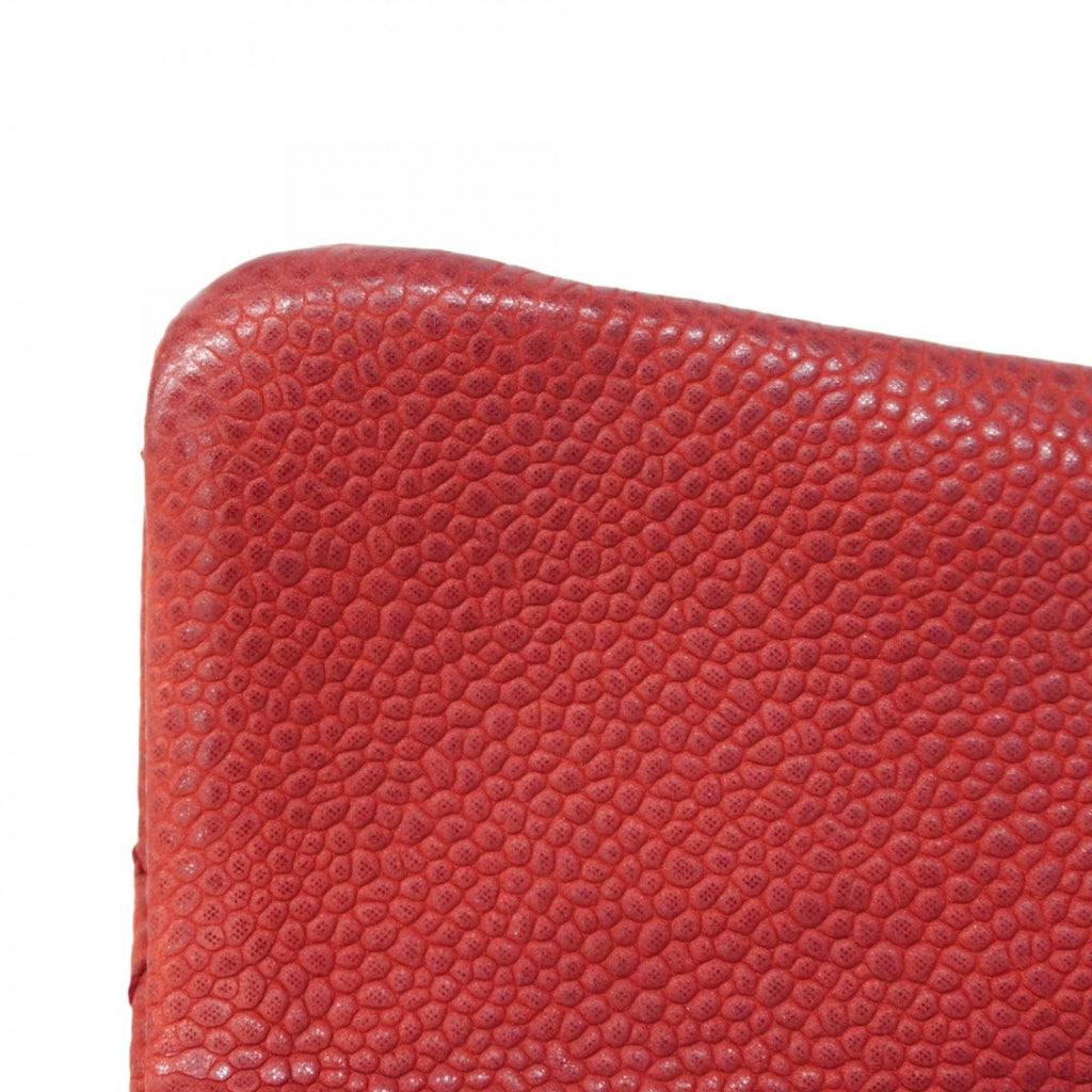 Chanel Red Color Grained Calfskin Handbag (Pre-Owned)