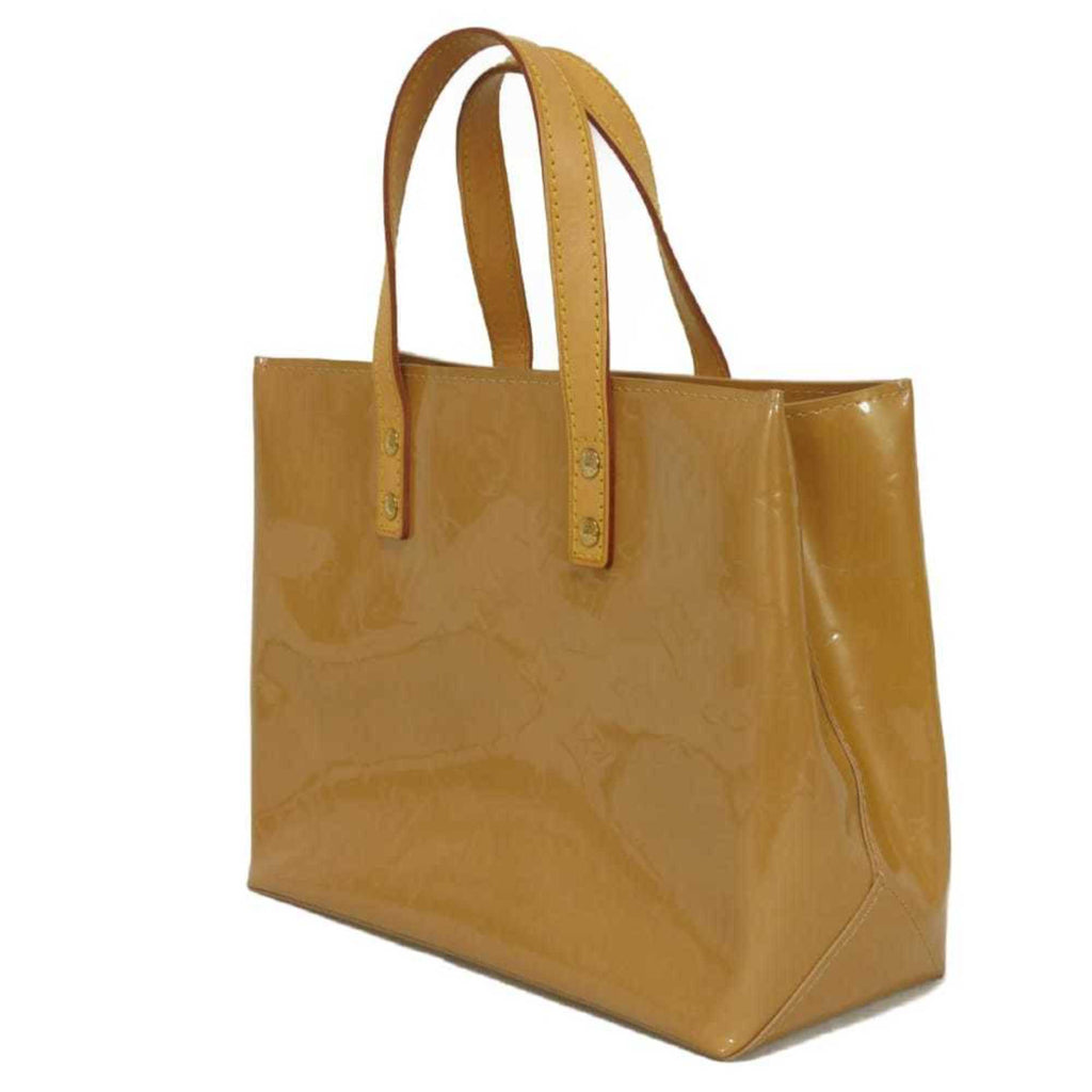 Louis Vuitton Beige Noisette Monogram Vernis Handbag Tote Bag (Pre-Owned)
